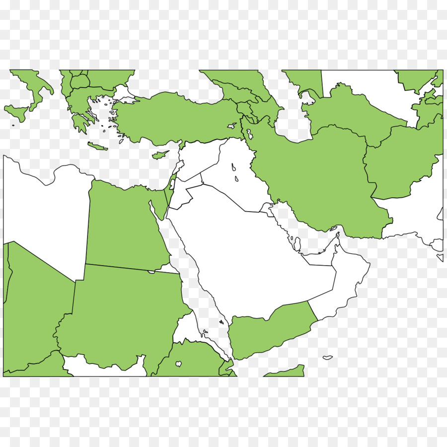 Moyen Orient，Carte PNG