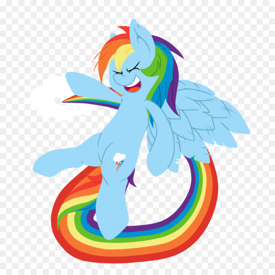 Poney Arc En Ciel，Coloré PNG