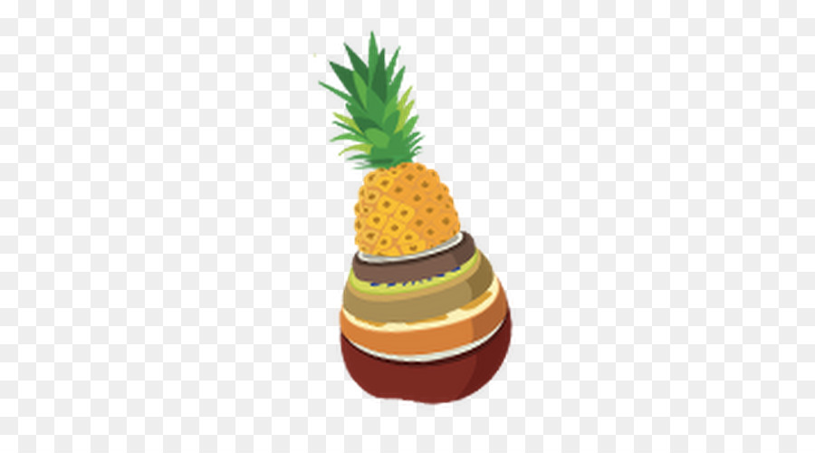 Fruitbowl Numérique，L Ananas PNG