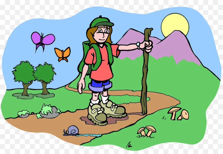 Promeneur，En Plein Air PNG