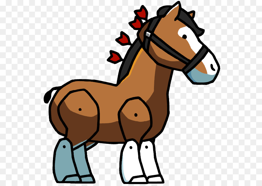 Cheval Clydesdale，Scribblenauts PNG