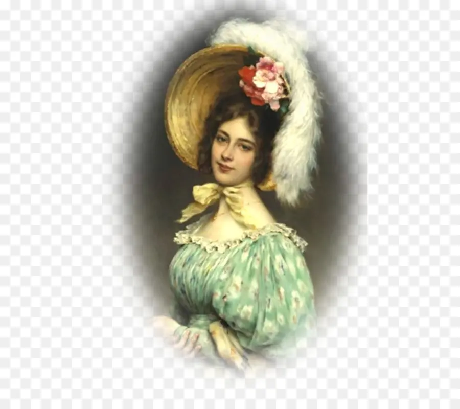 Portrait D'époque，Femme PNG