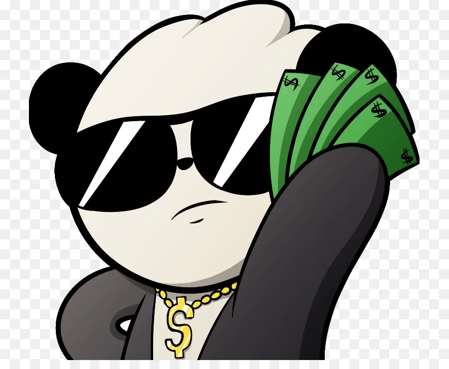 Panda Cool，Panda PNG