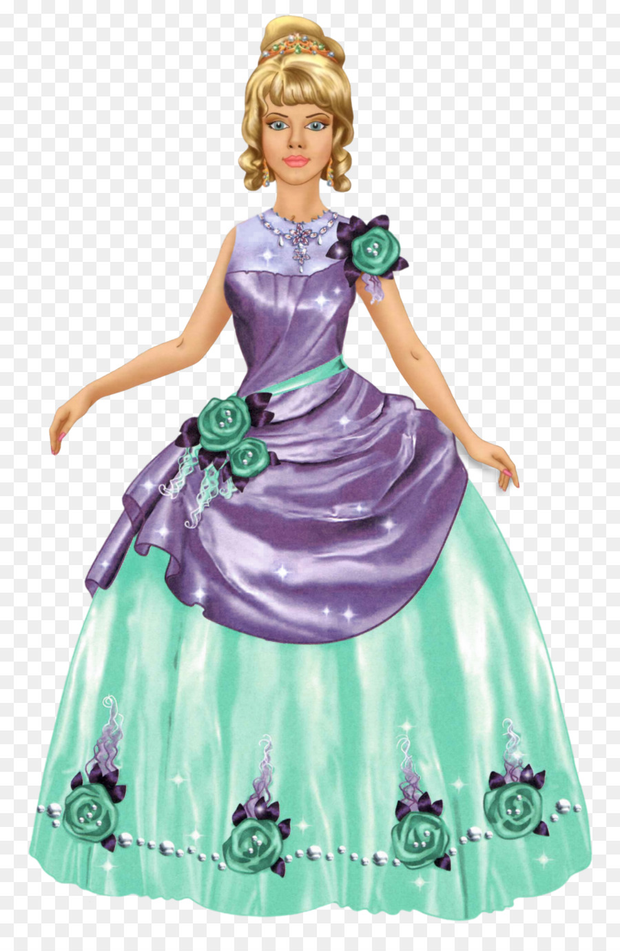 Poupée Princesse，Robe PNG