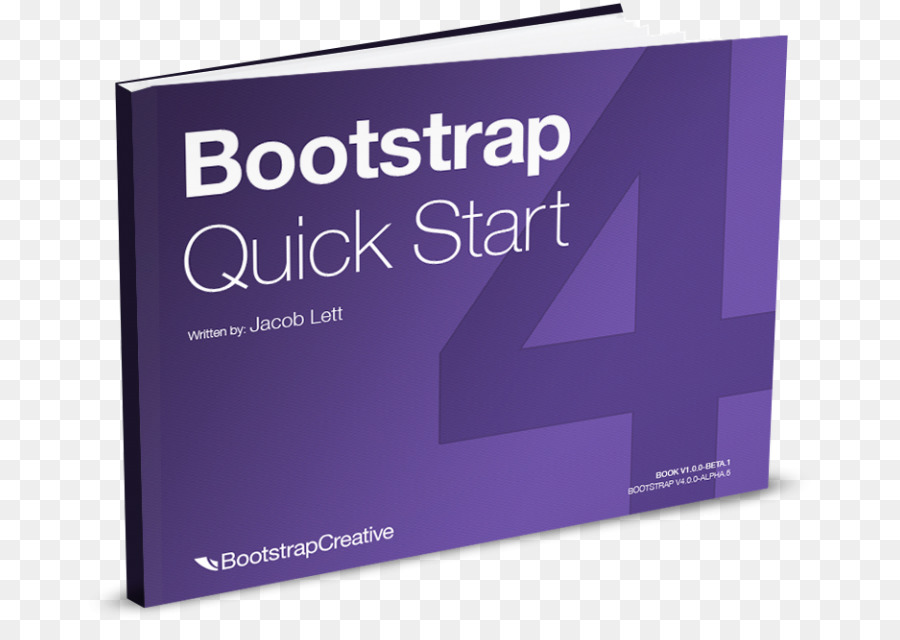 Livre De Démarrage Rapide Bootstrap，Violet PNG