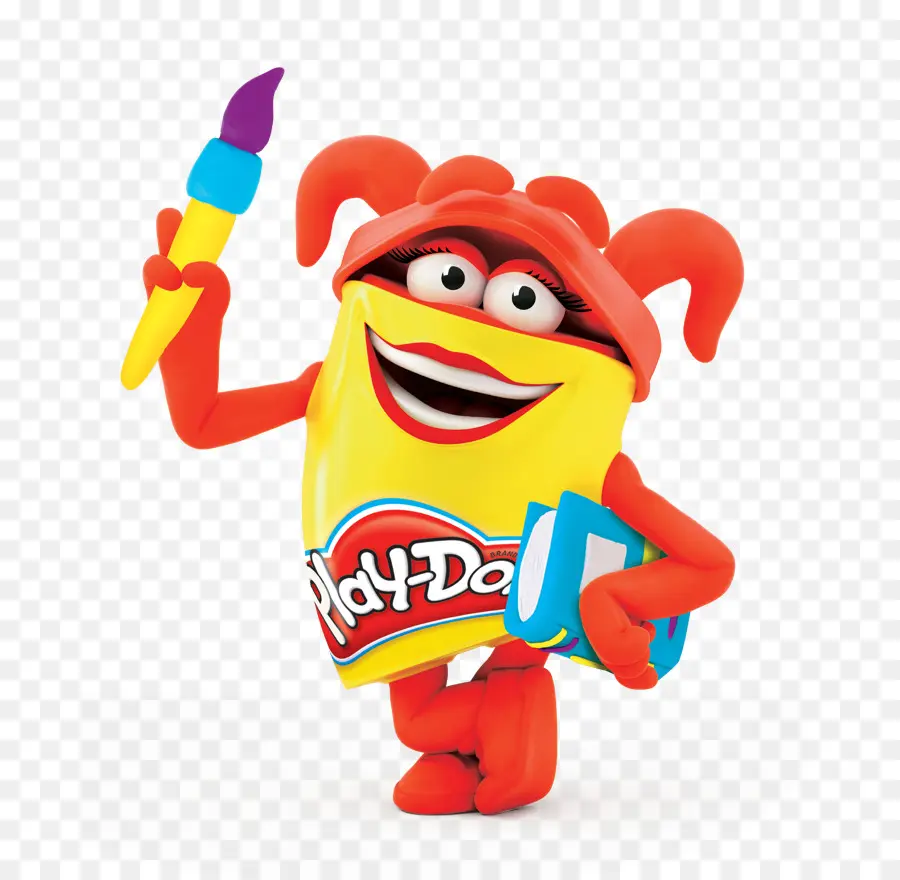 Personnage D'artiste Play Doh，Mascotte PNG