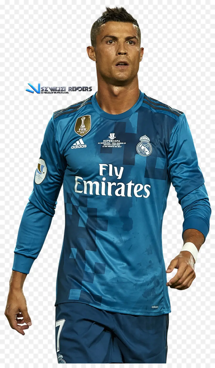 Cristiano Ronaldo，Supercopa D Espagne PNG