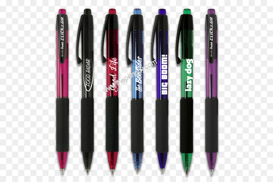 Stylos Colorés，En écrivant PNG