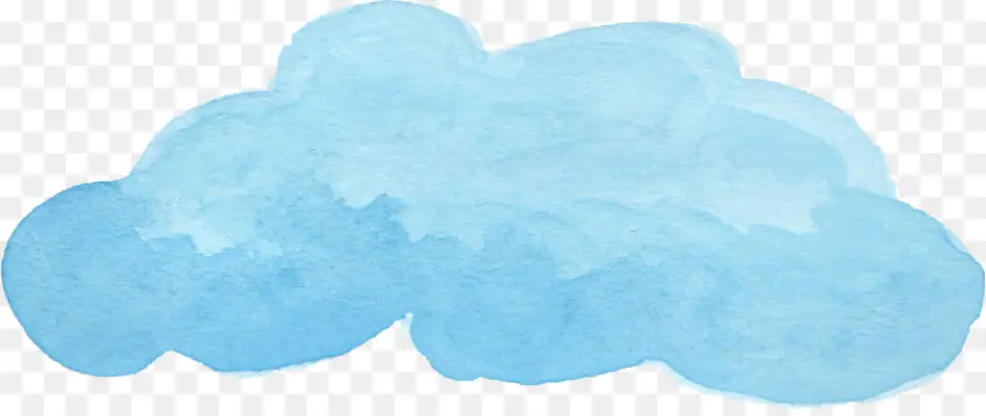 Peinture à L Aquarelle，Nuage PNG