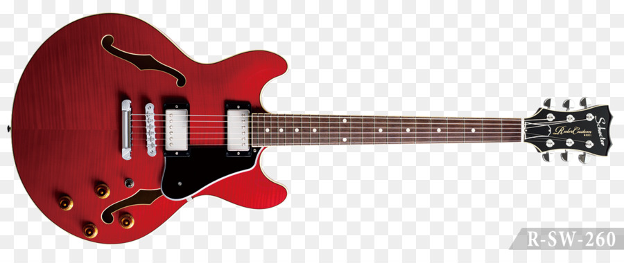 Guitare électrique，Rouge PNG