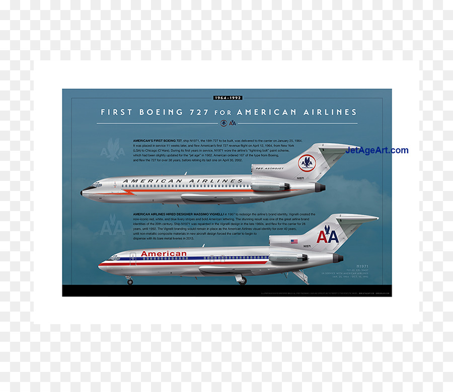 Avions à Fuselage étroit，Boeing 727 PNG