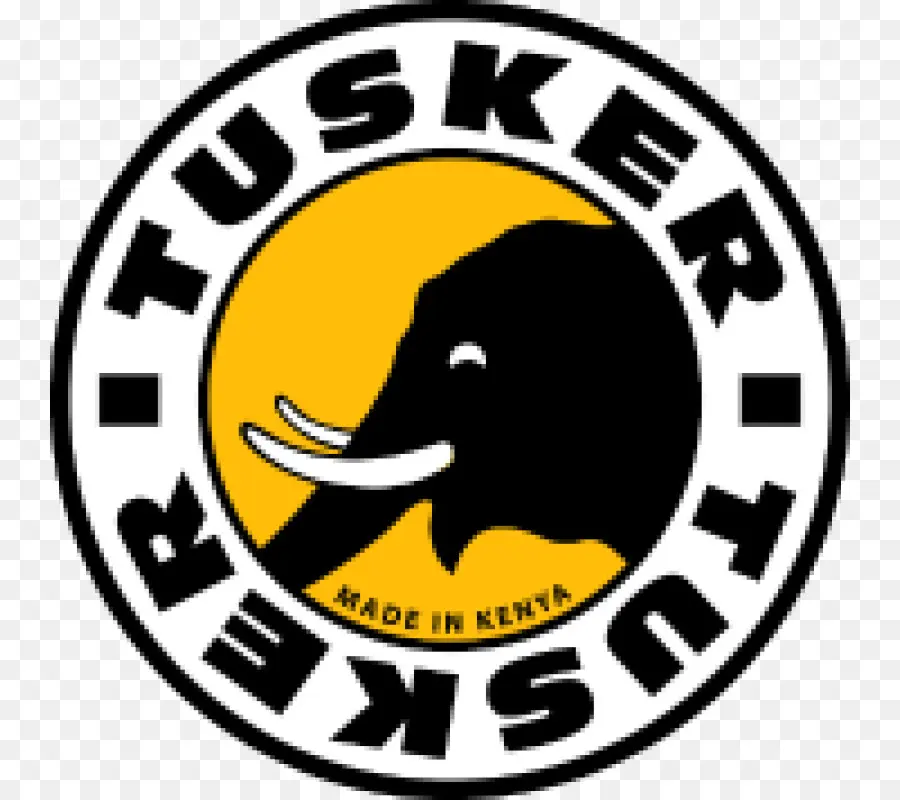 Logo Tusker，Bière PNG