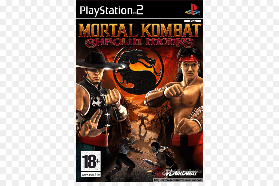 Mortal Kombat Shaolin Moines，Playstation 2 PNG