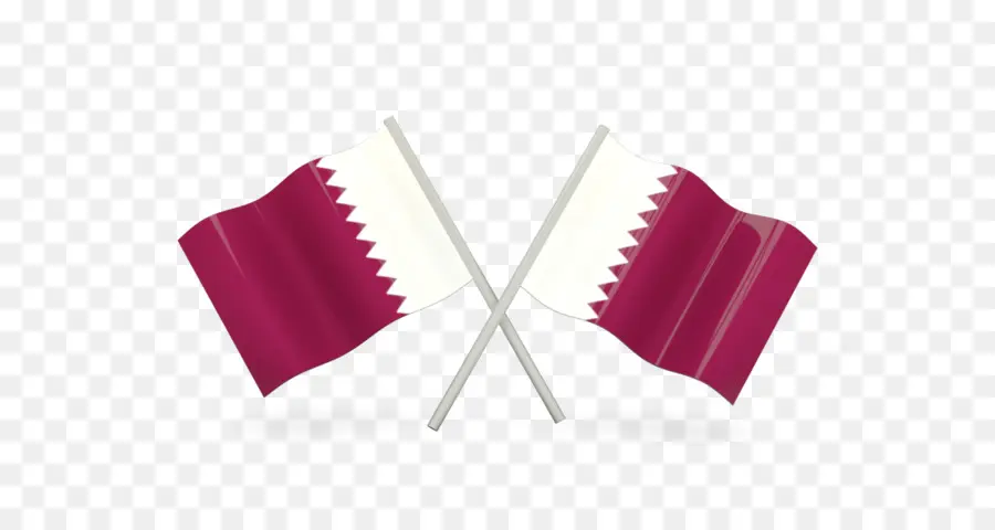 Drapeaux Du Qatar，Traversé PNG