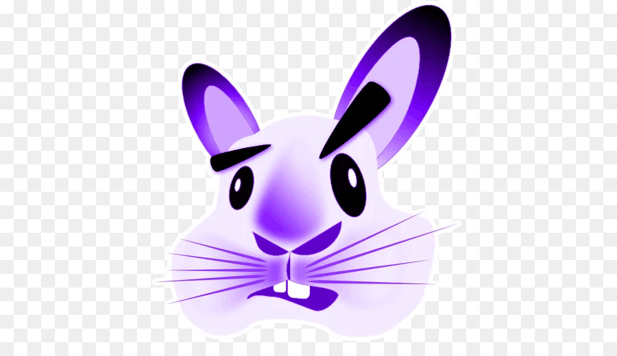 Un Lapin Domestique，Autocollant PNG