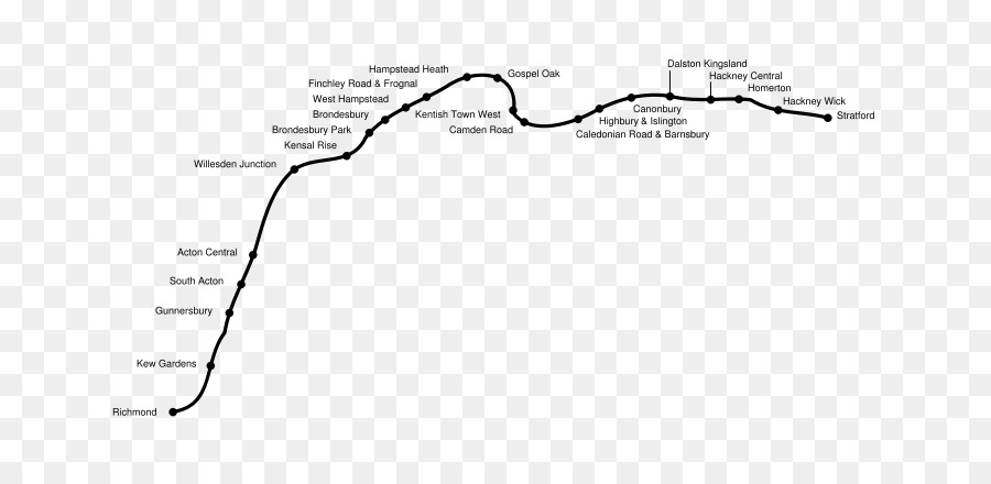 Le Nord De Londres Ligne，Arrondissement Londonien De Richmond Upon Thames PNG