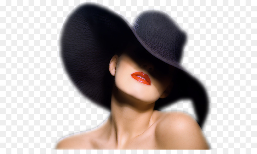 Femme Avec Un Chapeau，Peinture PNG