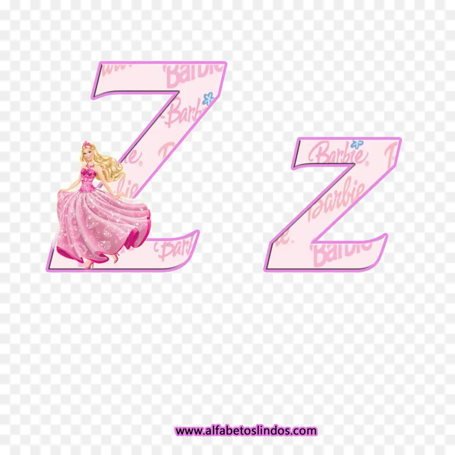 Lettre Z，Barbie PNG