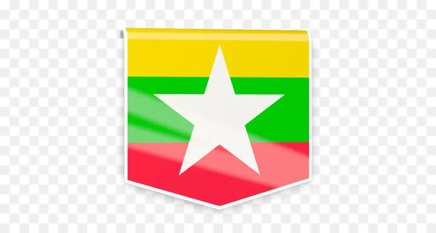 Drapeau Du Myanmar，Étoile PNG