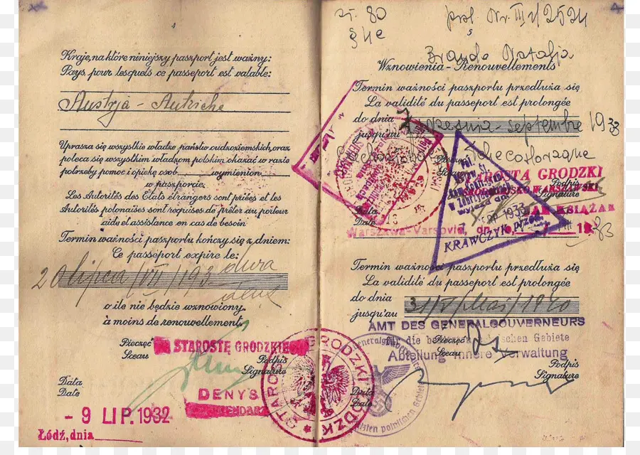 Passeport，Document PNG