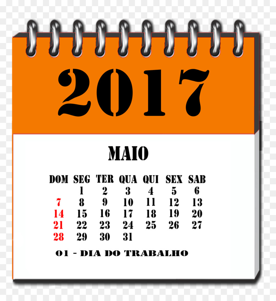 Calendrier，2017 PNG