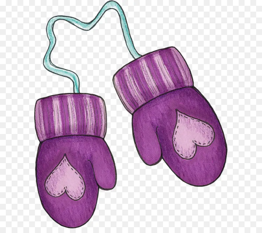 Mitaines Violettes，Mitaines PNG