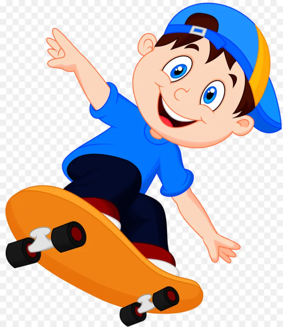 Garçon Sur Planche à Roulettes，Skateboard PNG