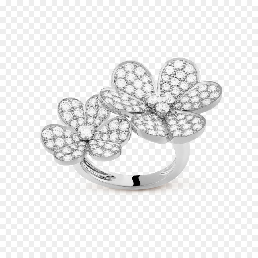 Bague En Argent，Diamant PNG