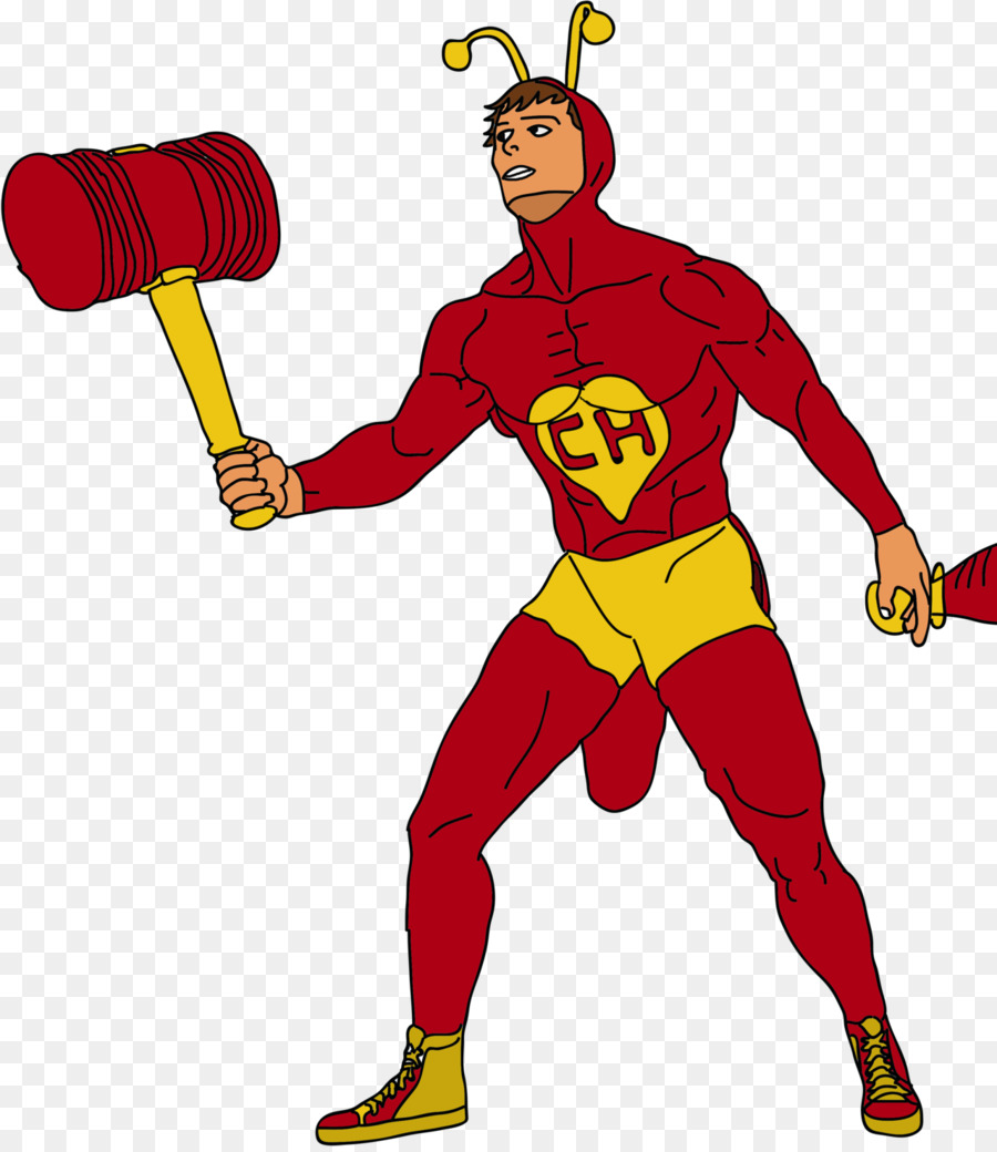 Super Héros，Rouge PNG