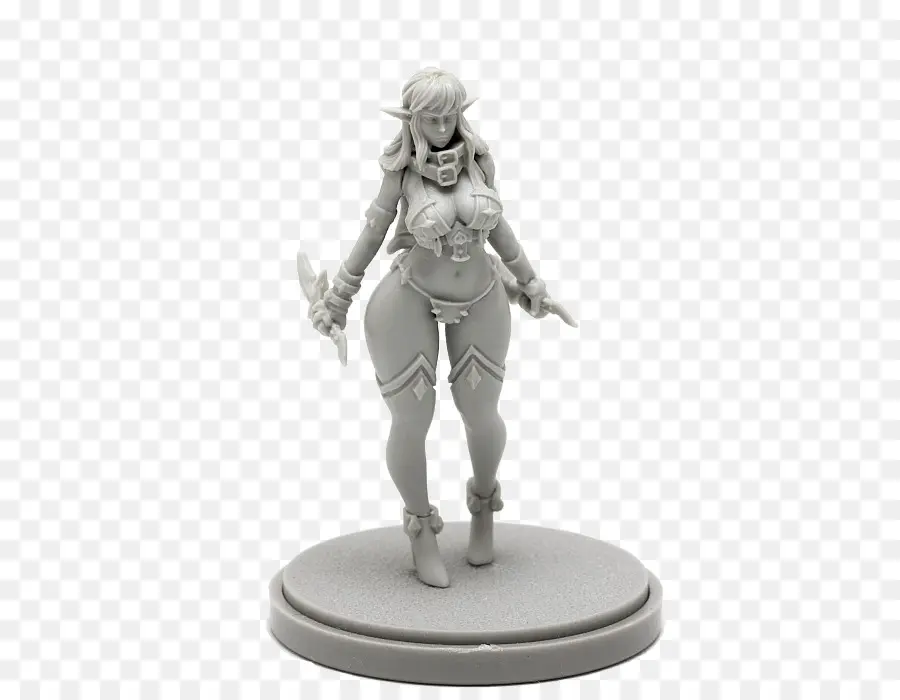 Figurine Elfe Gris，Elfe PNG