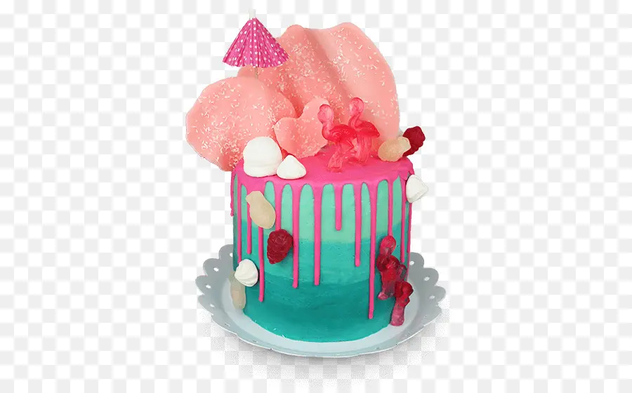 Gâteau Coloré，Dessert PNG