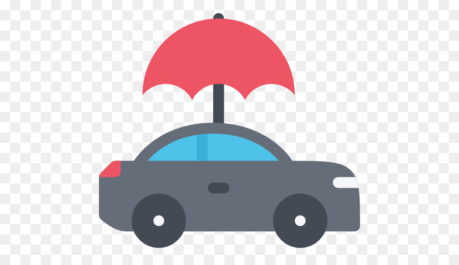 Voiture Rouge Avec Parapluie Bleu，Véhicule PNG