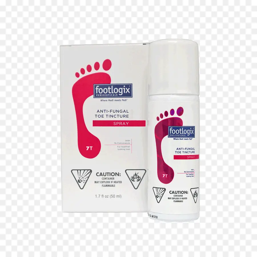 Spray Antifongique Footlogix，Soins Des Pieds PNG