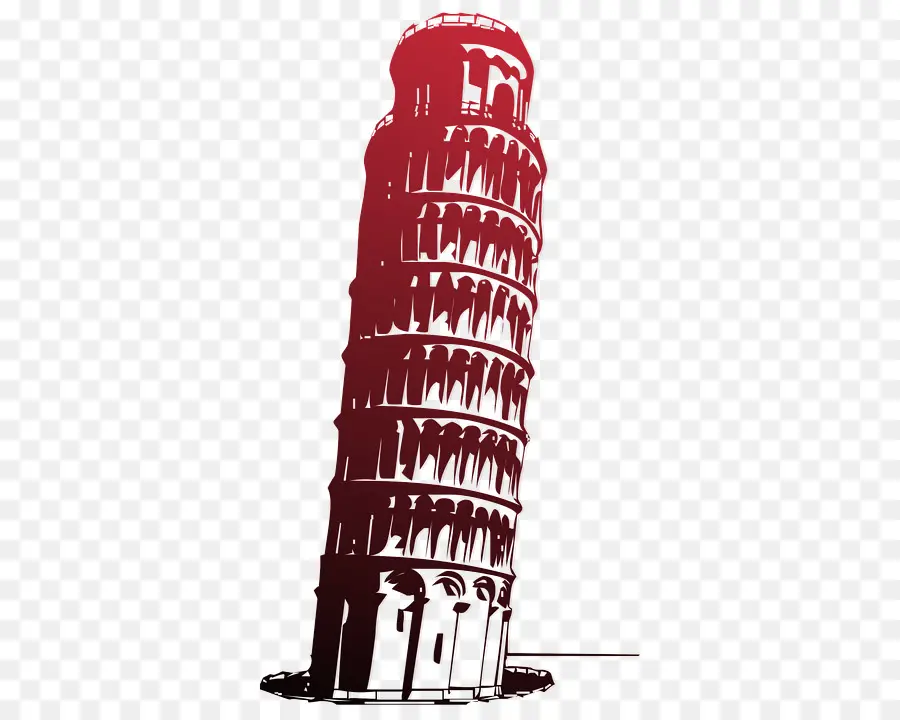 Tour Penchée De Pise，Italie PNG