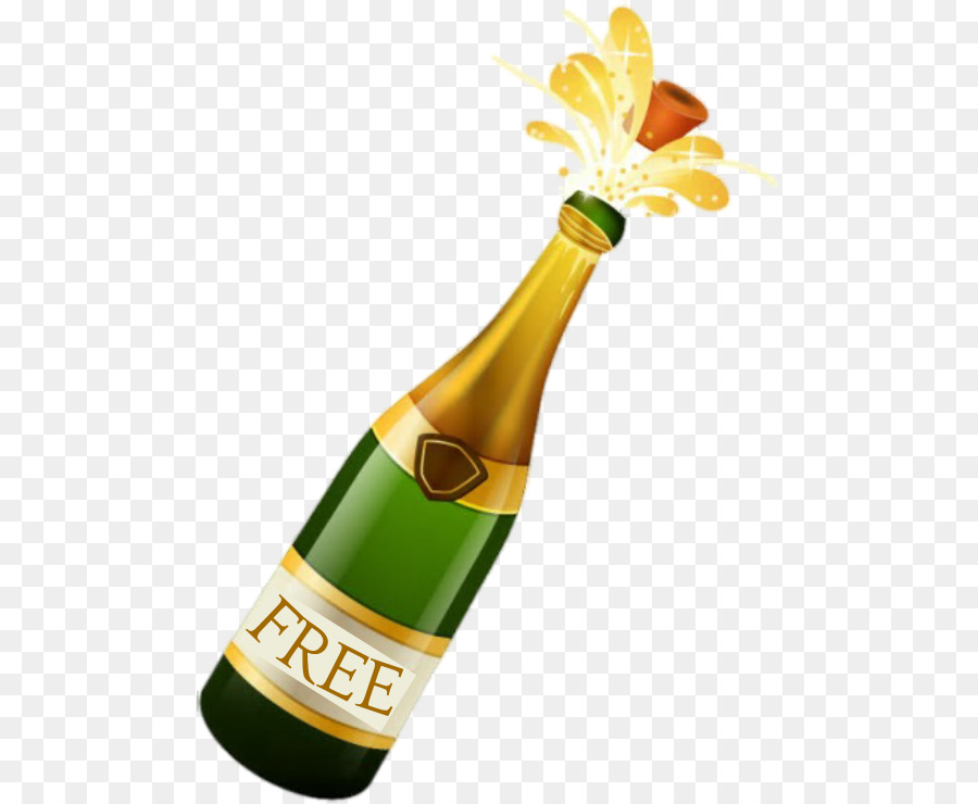 Champagne，Minuit Folie Exécuter PNG