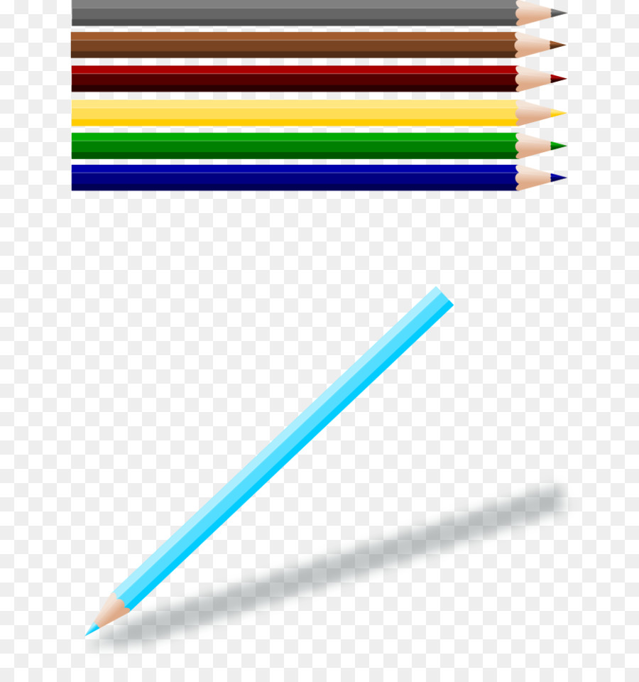 Stylo Et Crayon，En écrivant PNG