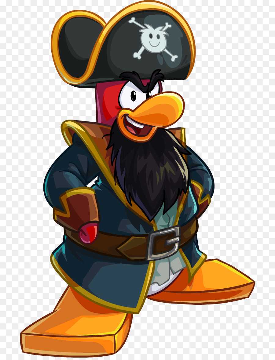 Pingouin Pirate，Dessin Animé PNG