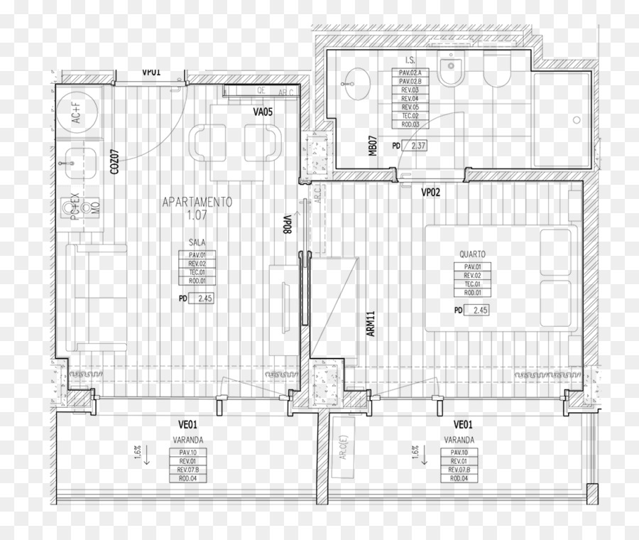 Plan D étage，L Architecture PNG