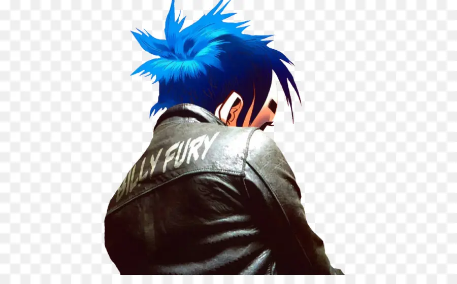 Personnage Aux Cheveux Bleus，Animation PNG