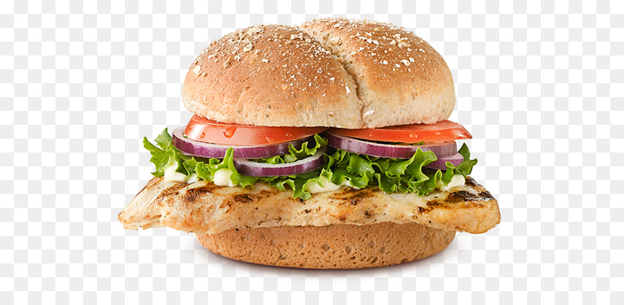Sandwich Au Poulet，Hamburger PNG