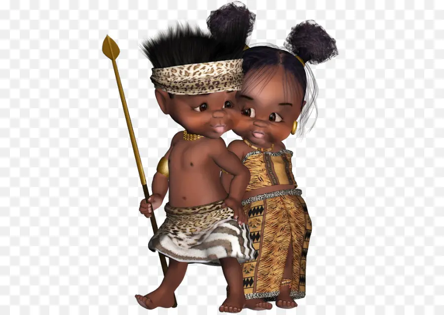 Couple Mignon De Dessin Animé，Enfants PNG