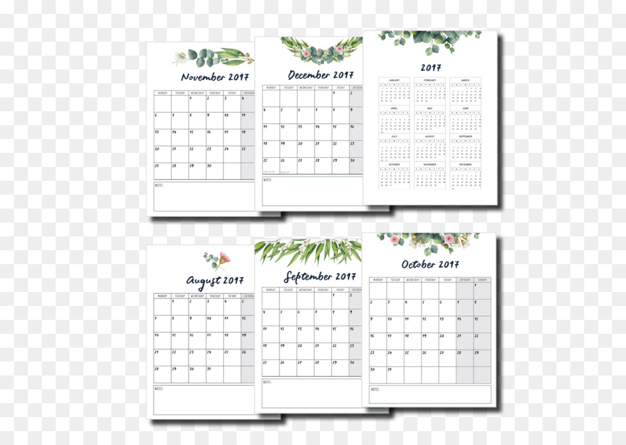 Calendrier 2019，Mois PNG