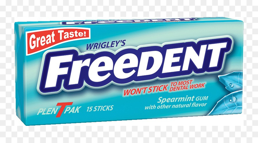 Gomme Freedent，Chewing Gum PNG