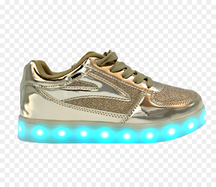 Chaussure D'argent，Lumières Led PNG