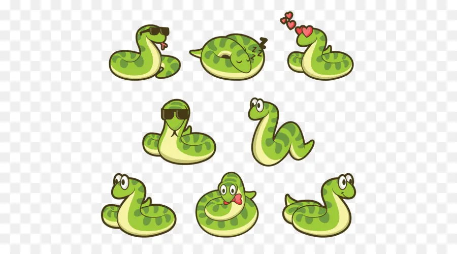 Serpents De Dessin Animé，Reptile PNG