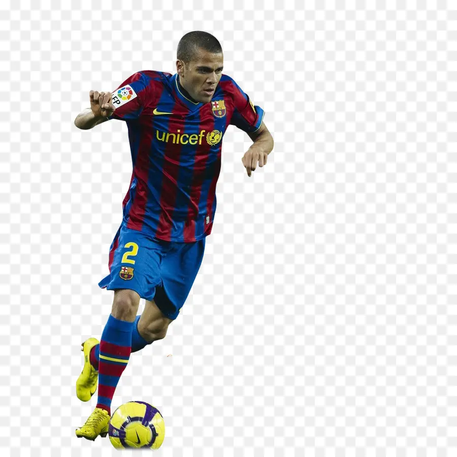 Joueur De Football En Maillot De Barcelone，Fc Barcelone PNG