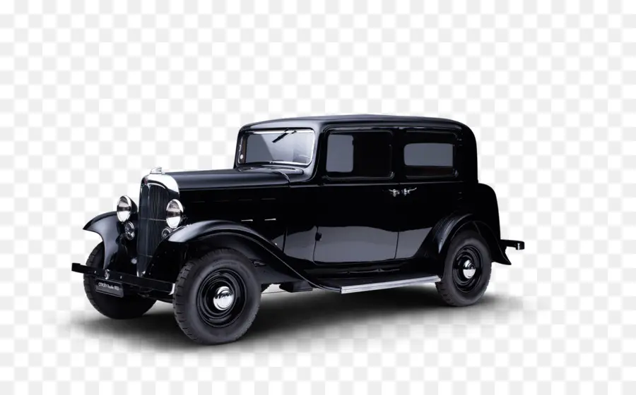 Voiture Ancienne Noire，Classique PNG