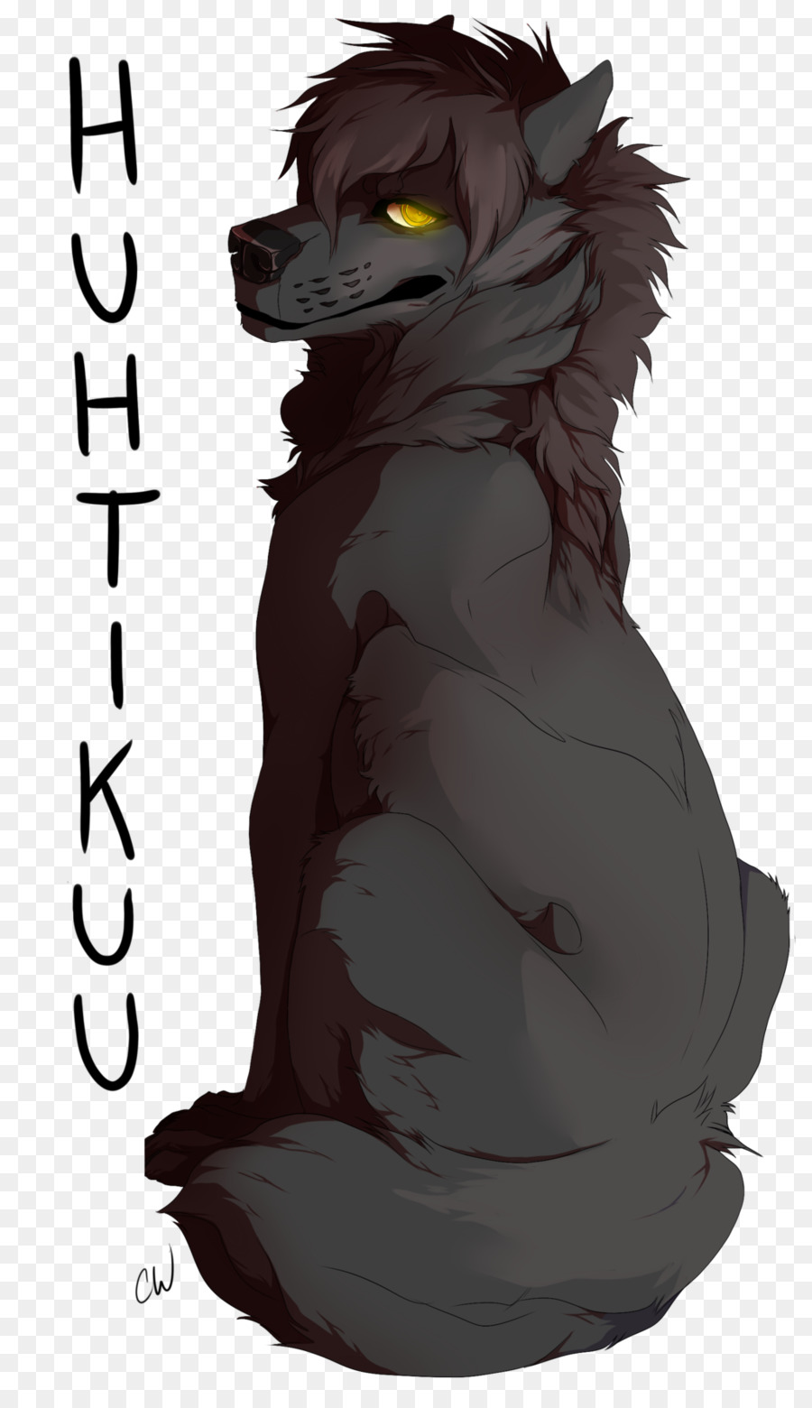 Loup Anthropomorphe，Velu PNG