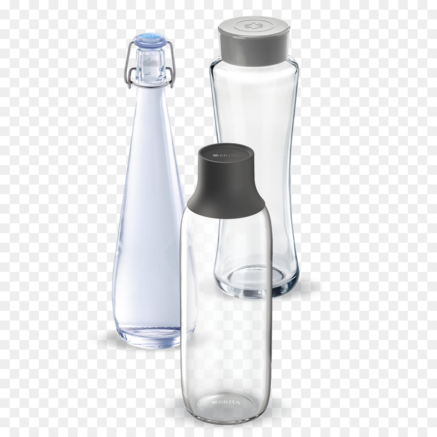 Bouteilles En Verre，Eau PNG