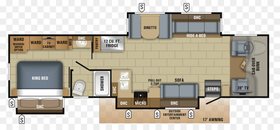 Plan D étage，Jayco Inc PNG